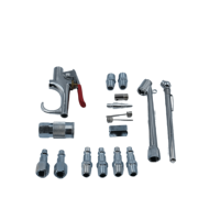 Kit d'accessoires pour pièces pneumatiques en aluminium OEM très vendu Buse de compresseur de poussière Pistolet de soufflage Duster Nouveau produit pour le nettoyage de la perceuse à air