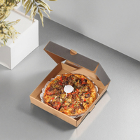Pizza-Karton Großhandel China Individuell Bedruckte Schwarze Wellpappe 6/8/10/12/14/16 Zoll Pizza-Verpackungskarton