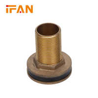 Raccord de tuyau en laiton de taille personnalisée IFAN 1 ''-2'' connecteur de réservoir d'eau raccords en laiton