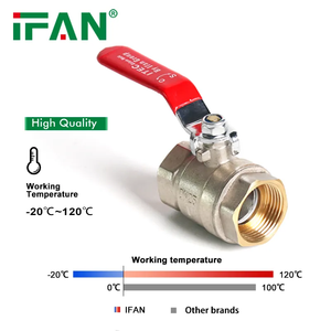 Ifano fabbrica OEM valvola in ottone campione gratuito in ottone per 1/4 ''-4'' filo manuale per uso dell'acqua valvola a sfera in ottone - Product Image 2