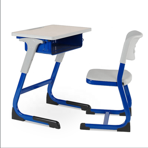 Meubles scolaires, bureaux, chaises et tables, bureau d'écolier <span class=keywords><strong>en</strong></span> MDF fantaisie avec boîte à livres <span class=keywords><strong>en</strong></span> métal - Product Image 1