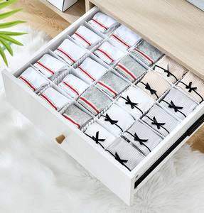 Organisateur de rangement pour cuisine, chambre à coucher, <span class=keywords><strong>DIY</strong></span>, séparateur, <span class=keywords><strong>tiroir</strong></span> réglable, organisateur pour chaussettes, sous-vêtements, maquillage - Product Image 3