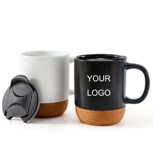 Tazza in Ceramica Personalizzabile da 15 Oz per Sublimazione, Tazza da Caffè Vuota all'Ingrosso per Stampa a Trasferimento Termico con Manico e Sottobicchiere in Legno - Product Image 1