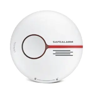 EN14604 10 Year Smart Wireless Battery Operated Optical Smoke Detector with LED Light, Standalone Fire Smoke Detector Alarm