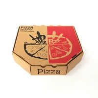 Boîte à Pizza hexagonale pour moto, livraison directe alibaba, commerce électronique, meilleure vente