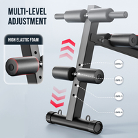 Appareil d'exercice abdominal pliable Rouser Fitness, entraîneur abdominal réglable, équipement d'entraînement du tronc pour la maison et les salles de sport commerciales