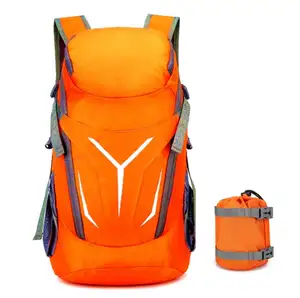 2022 alibaba online alışveriş katlanabilir seyahat yürüyüş sırt çantası çanta erkekler, tasarımcı su geçirmez spor sırt çantası laptop çantası özel logo