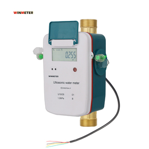 DN15-50mm M-버스/RS485/펄스 출력/로라완/Nb-IoT IP68 플라스틱 황동 소재 경쟁력있는 가격 초음파 유량계 - Product Image 2