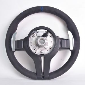 Volante de Alcantara estilo CS para <span class=keywords><strong>BMW</strong></span> F01 F02 F10 F20 F22 F30 F31 M2 F87 M3 F80 M4 F82 F85 F90 X5 F15 E70 E90 M5 - Product Image 4