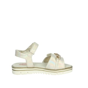 Sandali bianchi BS5202 tacco basso - Product Image 4