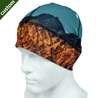 Casquette de sport d'extérieur personnalisée en polyester/spandex - Motif camouflage unisexe pour hommes et femmes, maille respirante, fabrication sur mesure
