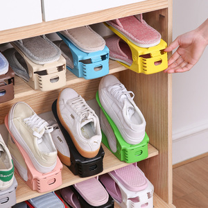 Có Thể Điều Chỉnh Gấp Giày Giá Tổ Chức Nhựa Giày Lưu Trữ Tổ Chức Cho Tủ Quần Áo Giày - Product Image 1