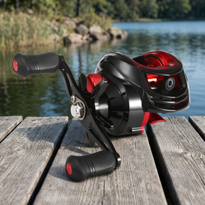 Carretes de Pesca de Lanzamiento Largo con Bobina de Metal/Nylon, Señuelo Artificial, Cuerpo de Plástico, Freno Magnético 7.2:1 - Product Image 2