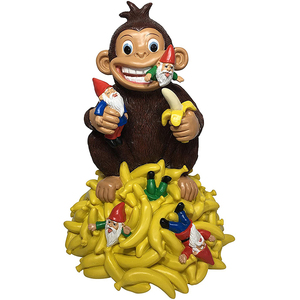 <span class=keywords><strong>T</strong></span> <span class=keywords><strong>Rex</strong></span> dinosaurio masacre gnomos estatua afuera al aire libre divertido jardín decoración - Product Image 5
