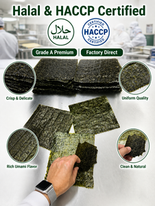 Feuilles de Nori pour Sushi, Qualité Or, 100% Naturelles, Séchées, Vente <span class=keywords><strong>en</strong></span> <span class=keywords><strong>Gros</strong></span> Directe d'Usine Nantong, Prix Compétitif, Achat <span class=keywords><strong>en</strong></span> Vrac <span class=keywords><strong>en</strong></span> Sac - Product Image 3