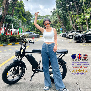Bicicleta Eléctrica V8 Citybike con Neumáticos Anchos, en Stock en la UE, Precio de Oferta, Bicicleta Eléctrica Todoterreno, Motor de 250W, Batería - Product Image 3