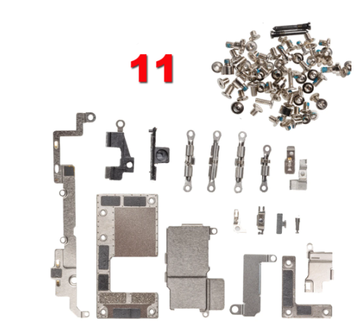 Full Screws with Inner Metal Bracket Holder for iPhone 5S SE 6 6S 7 8 Plus X XR XS MAX 11 12 13 Pro Max Inside Small Iron Parts