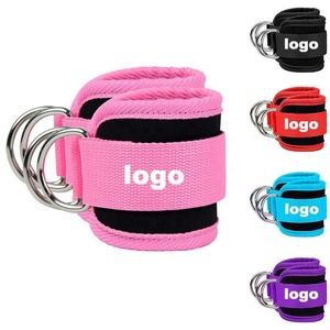 Heavy Duty in Neoprene polsini alla caviglia con D-ring cinghie regolabili <span class=keywords><strong>per</strong></span> <span class=keywords><strong>cavi</strong></span> macchina esercizi palestra allenamento <span class=keywords><strong>per</strong></span> la caviglia e Fitness - Product Image 2