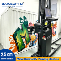 Imprimante murale verticale 3D à jet d'encre UV, machine d'impression murale à double tête DX7 pour la peinture murale intérieure et extérieure, entreprise de peinture murale