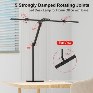 Eenvoudige Verstelbare Opvouwbare Led Bureau Bureaulamp Swing Arm Bureau Licht Ontwerp <span class=keywords><strong>Lamp</strong></span> Woonkamer - Product Image 4