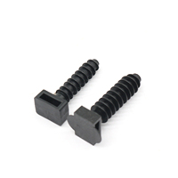 Supports d'attache de câble d'ancrage en maçonnerie de 8mm | Bouchons muraux robustes pour faisceau de câbles et colliers de serrage
