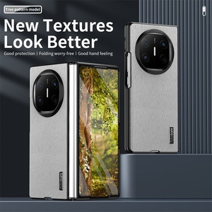 Étui Grain d'arbre pour <span class=keywords><strong>Huawei</strong></span> <span class=keywords><strong>Mate</strong></span> X6 / X5 / X3 / <span class=keywords><strong>X2</strong></span> luxe arrière antichoc Anti-chute lentille couverture complète pare-chocs souple - Product Image 2