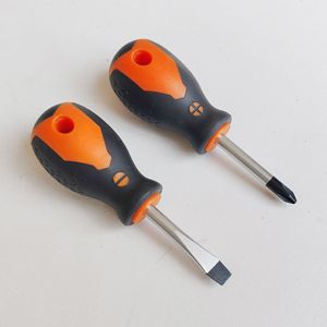 Vanadium Steel Screwdriver 6x38 Dual Head Phillips Flat Magnetic Anti Slip Handle Set Metric Tool - Product Image 2
