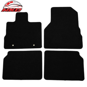 Tapis de sol pour Chevy Equinox 10-17 avant et arrière 4 pièces en velours noir - Product Image 1