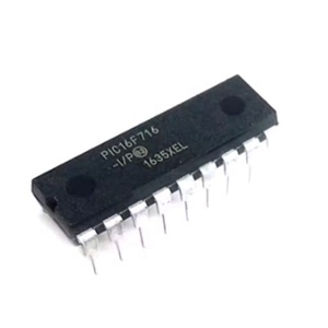 PIC16F716-I/P ของแท้แบบ PDIP-18ไมโครคอนโทรลเลอร์8บิต MCU PIC16F716 PIC16F716-I PIC16F716-I/P - Product Image 1