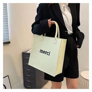 Sacs de rangement portables avec logo personnalisé de haute qualité, tissu feutre à la mode de 3mm d'épaisseur pour les achats quotidiens - Product Image 1