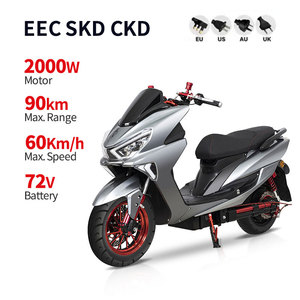 <span class=keywords><strong>OPAI</strong></span> OEM Motocicletas de 2000W 3000W 4000W, Scooter Eléctrico Rápido de 75 km/h, Frenos de Disco de 12 Pulgadas, EEC COC, para Adultos, 72V - Product Image 2