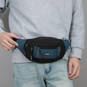 FASHION Men's Waist Bag Nylon Large Capacity Chest Pack Everyday Outfits Wear Resistant Summer 2026 - Product Image 2
