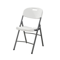 Chaises pliantes de conférence modernes en acier durable de haute qualité - Légères, portables, imperméables, pour l'extérieur, l'hôtel, le salon