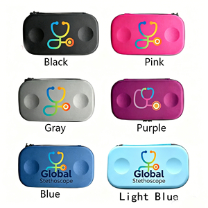 Estuche clásico personalizado con logo para estetoscopio, a prueba de golpes, portátil, en varios colores, para enfermeras y médicos. - Product Image 4