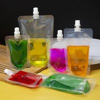 Pochettes à boisson liquide personnalisées en gros avec bec verseur – Contenants d'eau en plastique avec bec verseur