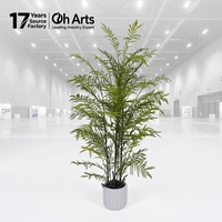 Fabricant d'arbres artificiels Oh Arts Faux Fern Tree, arbres artificiels de qualité commerciale, résistants au feu, verdure artificielle, arbre artificiel Jacaranda pour projets