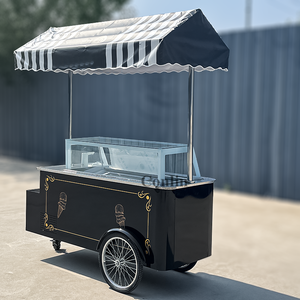 Popular Carrito Móvil de Raspados <span class=keywords><strong>y</strong></span> Granizados, Puestos de Helados <span class=keywords><strong>y</strong></span> Carrito de Gelato en Venta - Product Image 1