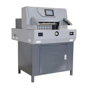 メーカー価格520mm紙ギロチン切断機A3サイズ520V8プログラム紙カッター機 - Product Image 1