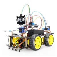 Tscinbuny usine 4WD châssis Kit traçage évitement d'obstacles Smart Robot voiture jouet électronique Robot voiture Kit