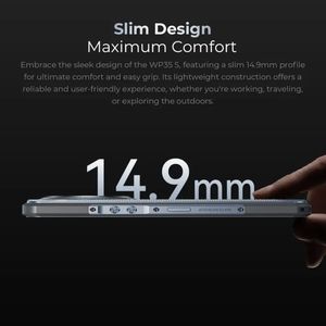 Original <span class=keywords><strong>oukitel</strong></span> WP35 S 4G โทรศัพท์ที่ทนทาน6GB + 256GB IP68 IP69K ลายนิ้วมือ11000mAh 6.56นิ้ว Android 14 NFC 4G - Product Image 6