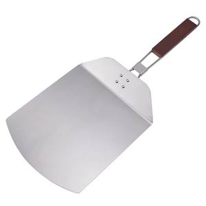 Outils et accessoires de pâtisserie, <span class=keywords><strong>pelle</strong></span> à <span class=keywords><strong>pizza</strong></span> pliable en acier inoxydable avec manche en <span class=keywords><strong>bois</strong></span>, <span class=keywords><strong>pelle</strong></span> à <span class=keywords><strong>pizza</strong></span> pour four à <span class=keywords><strong>pizza</strong></span> - Product Image 1