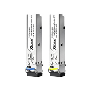 Módulo Óptico SFP LC de Fibra Única XICOM 1.25G de 40 km para Equipos de Red LAN Cableada - Product Image 1