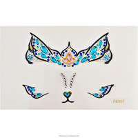 GMPC/Sedex/ISO/EUDR Factory Sparkling Face Gems Sticker for Kids Party Events Makeup Adhesive Face Jewels for Celebrations