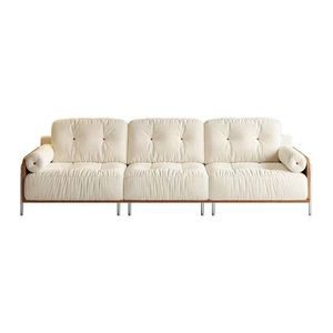 Canapé en chenille vintage français sur mesure, forme nuage, <span class=keywords><strong>housse</strong></span> amovible et lavable pour salon de luxe - Product Image 5