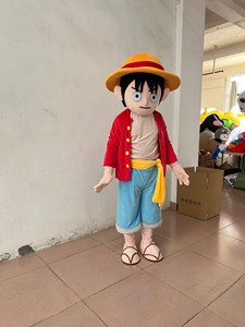 <span class=keywords><strong>Costume</strong></span> de cosplay populaire One Piece <span class=keywords><strong>Luffy</strong></span> Mascot <span class=keywords><strong>Costume</strong></span> Personnage de dessin animé pour adultes - Product Image 5