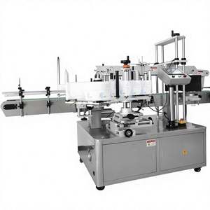 Machine d'étiquetage automatique électrique double face avec PLC et boîte de vitesses, écran tactile pour bouteilles carrées 30-200 <span class=keywords><strong>BPM</strong></span> - Product Image 4