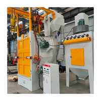 Machine de sablage à suspension électrique chinoise avec PLC et moteur pour le détartrage des structures en acier, nettoyage à impact haute vitesse