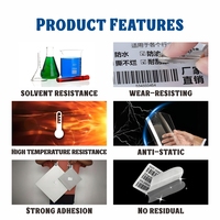 Bande d'isolation thermique Offres Spéciales haute température Esd Polyimide Label Sublimation Ruban résistant à la chaleur