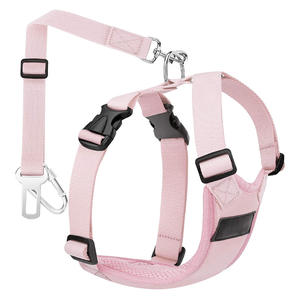 Sangle réglable véhicule sécurité pet gilet de voiture <span class=keywords><strong>chien</strong></span> ceinture harnais avec boucle clip - Product Image 4