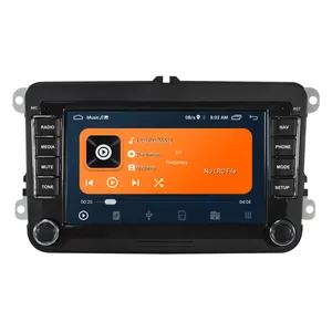 Dubbel Din 7 Inch Autoradio Gps Android Auto Dvd-speler Touch Screen Auto Radio Video Stereo Voor Vw Gebouwd-in Wifi